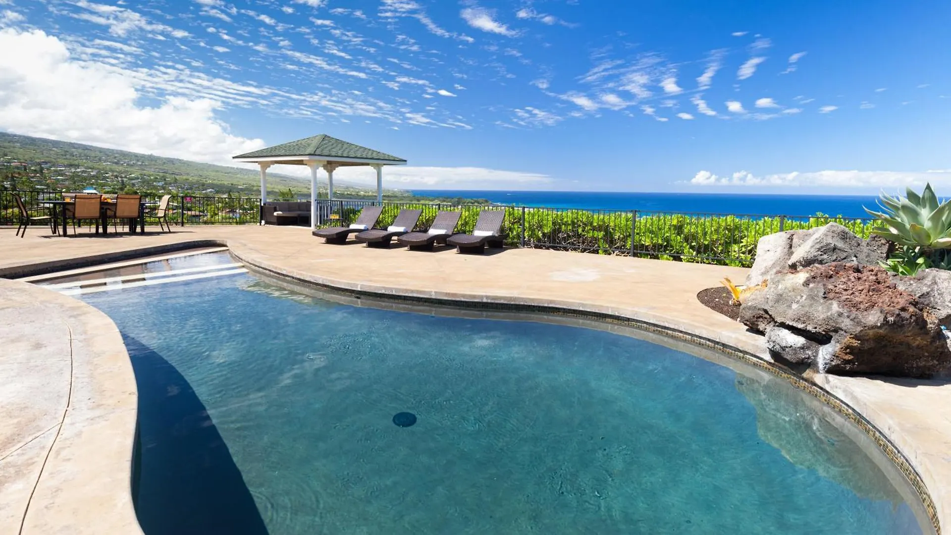 Pacific Vista Retreat Stunning 5Br Home Overlooking Ocean Privacy And Pool Kailua-Kona 0*,