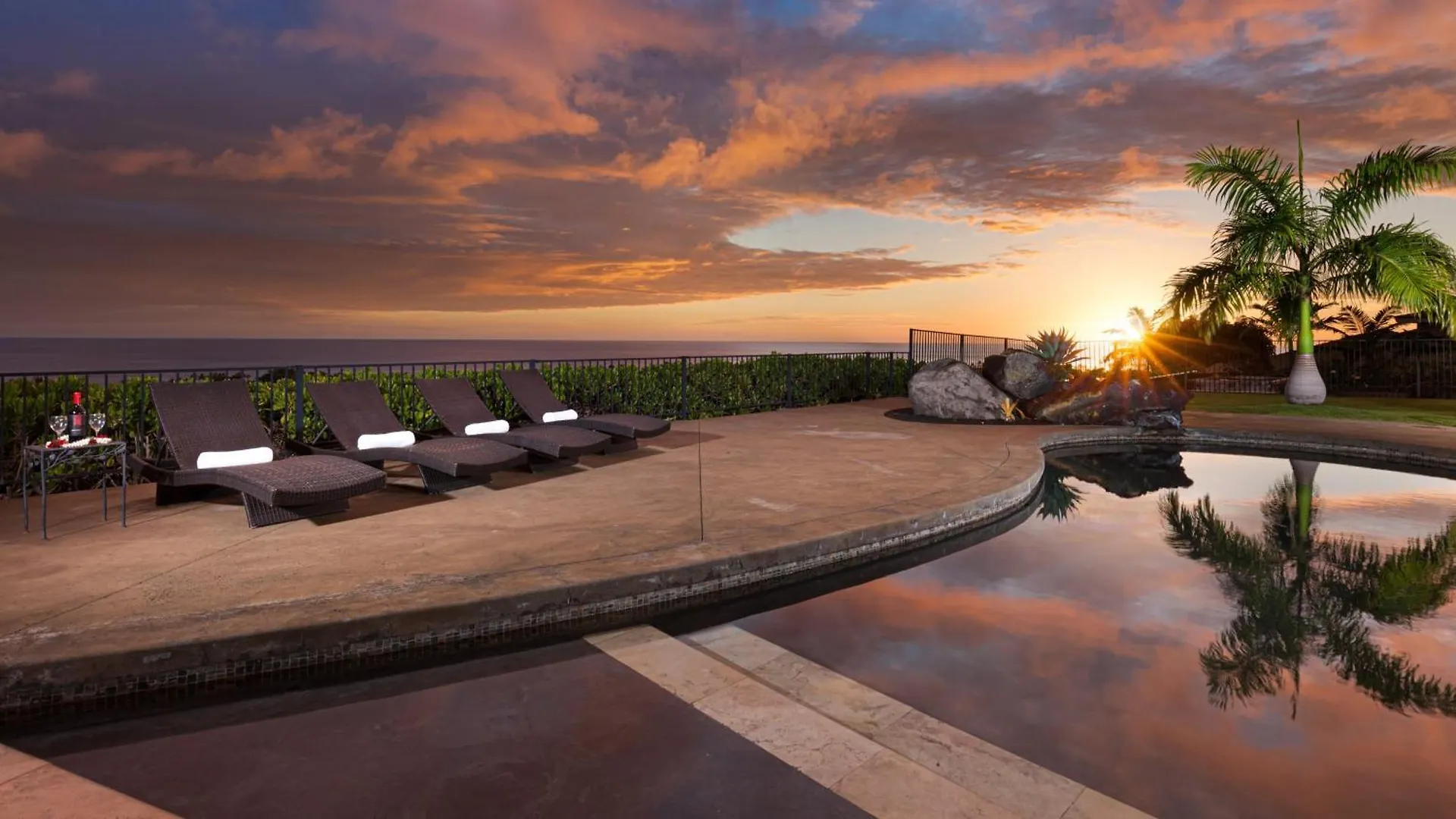 Pacific Vista Retreat Stunning 5Br Home Overlooking Ocean Privacy And Pool Kailua-Kona 0*,  United States