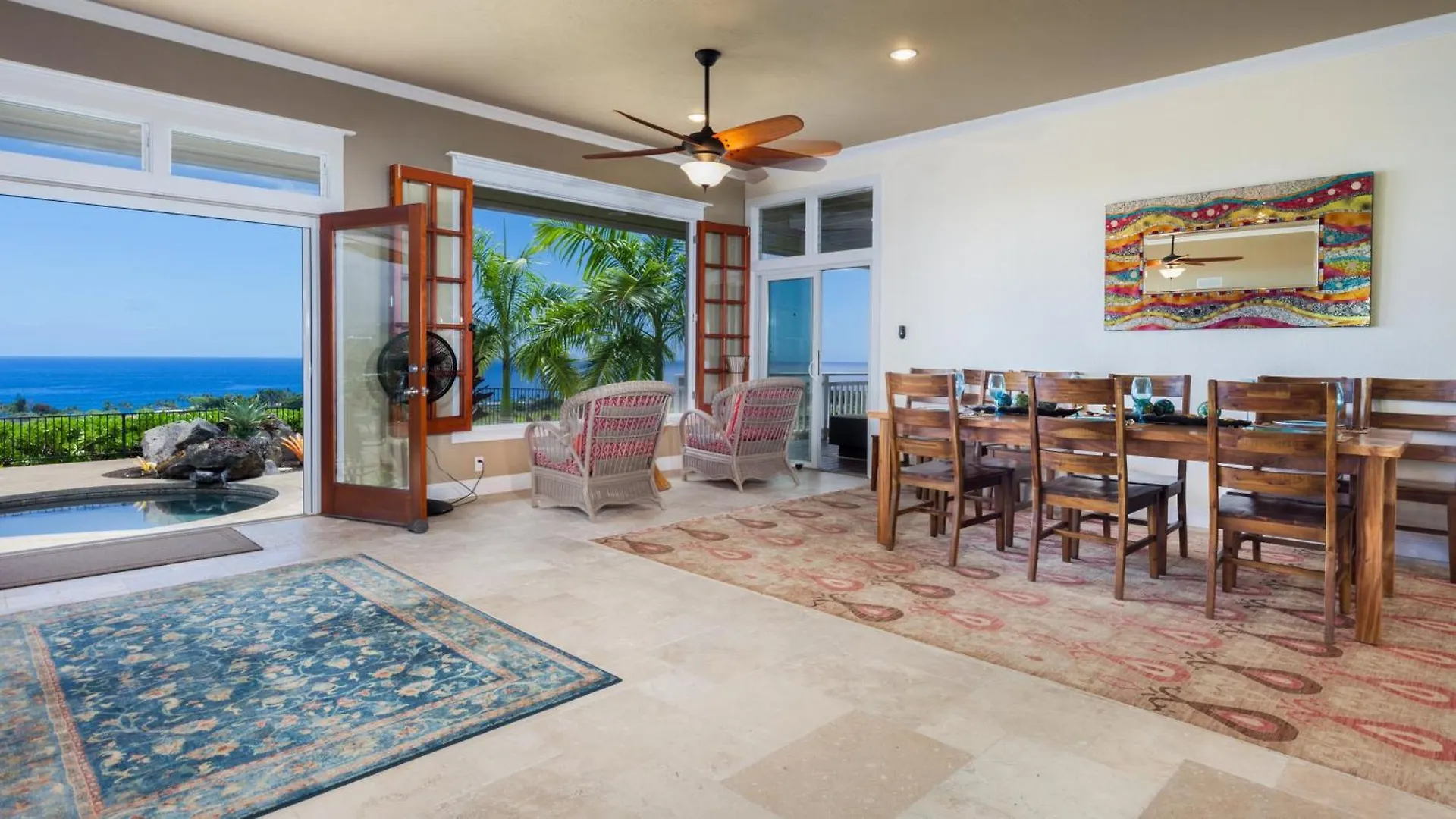 Pacific Vista Retreat Stunning 5Br Home Overlooking Ocean Privacy And Pool Kailua-Kona Holiday home